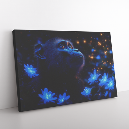 Mandrill_Exploring_Glowing_Bioluminescen_H_Rectangle_Angle_Floor_Mockup.png