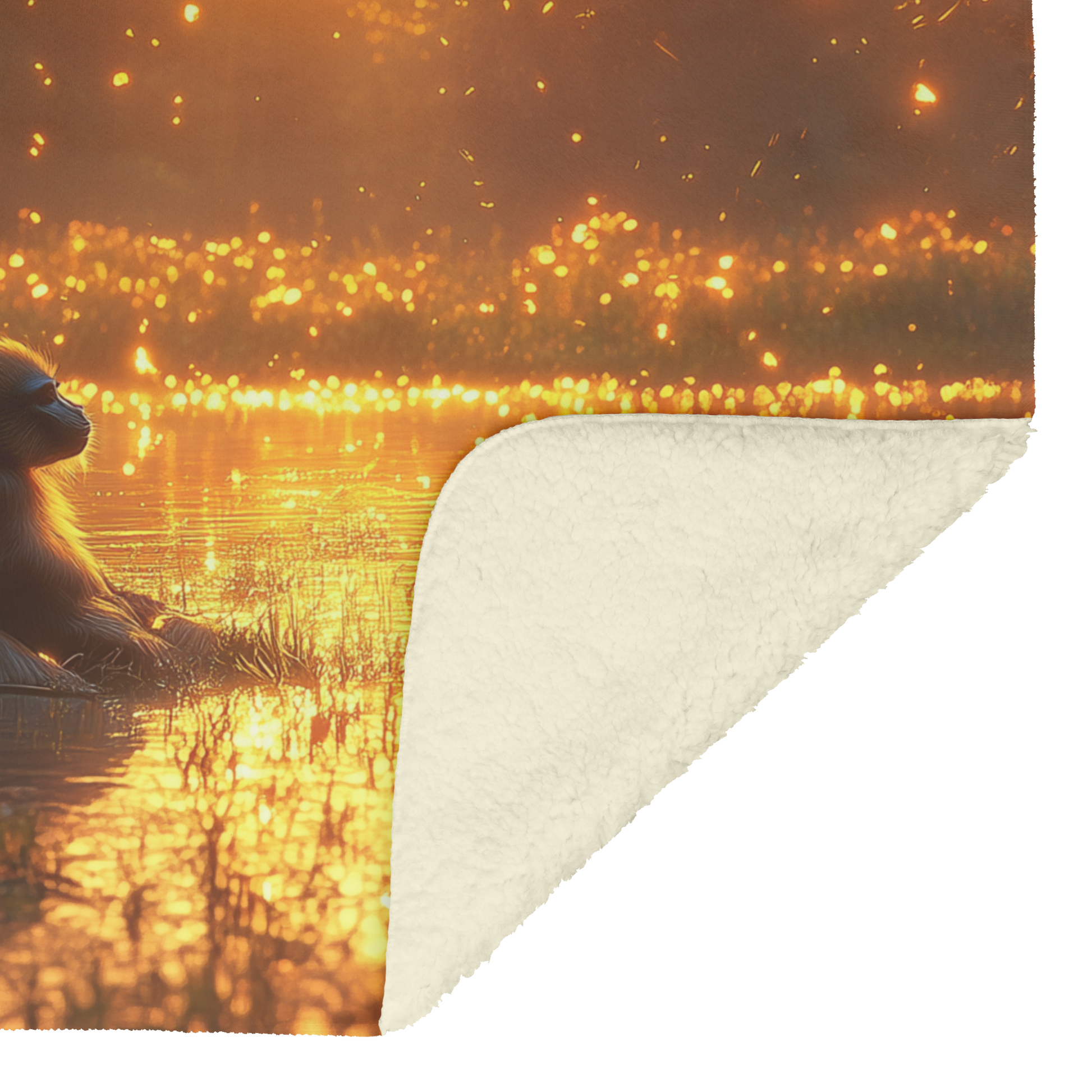 Mandrill_Family_Resting_in_Glowing_Jungl_H_Blanket_Sherpa_Mockup.png