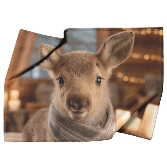Moose_Calf_Wearing_Flannel_Scarf_In_Cozy_H_Blanket_Top_Bottom_Folds_Mockup.png