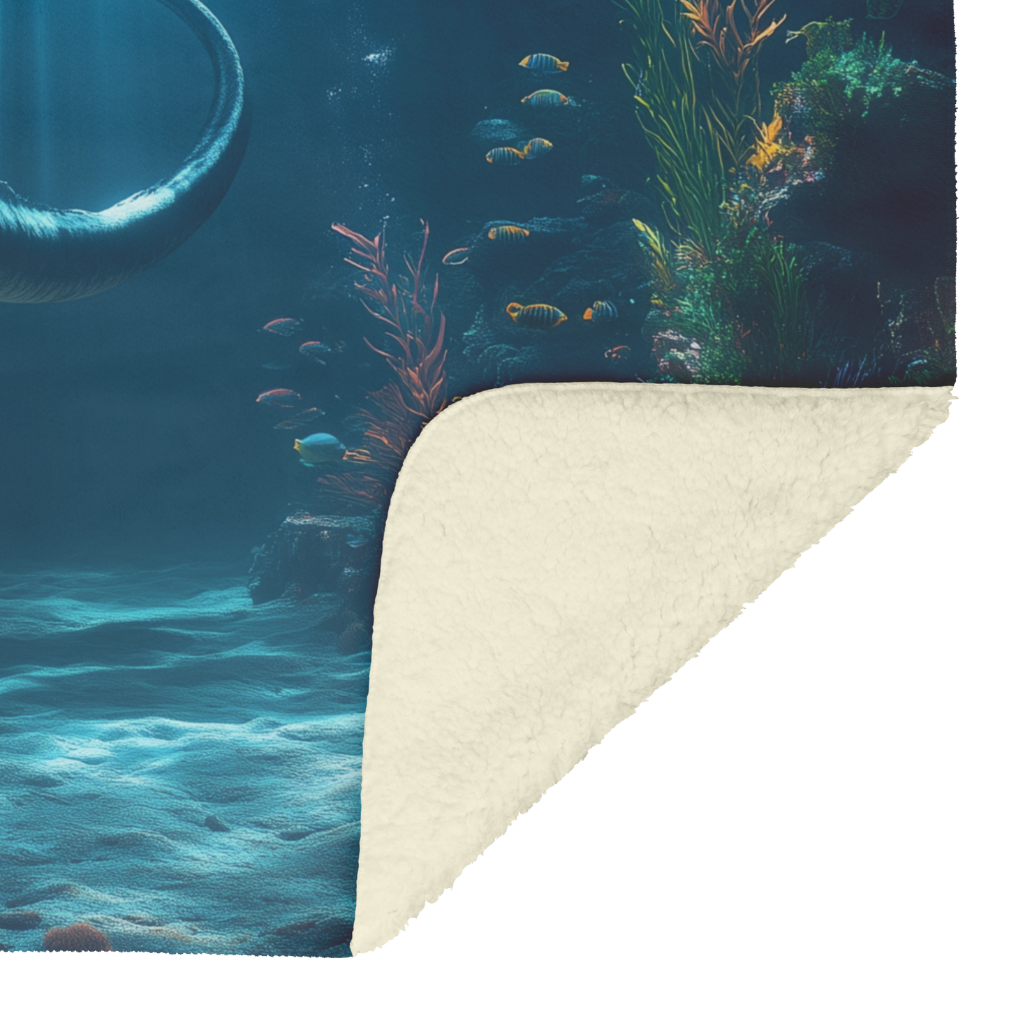 Moray_Eel_Silhouetted_in_Crystal_Waters__H_Blanket_Sherpa_Mockup.png
