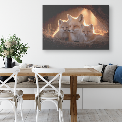 Mother_Fox_and_Cubs_Snuggled_in_Glowing__H_Rectangle_Larger_Lifestyle_Mockup.png_15524215
