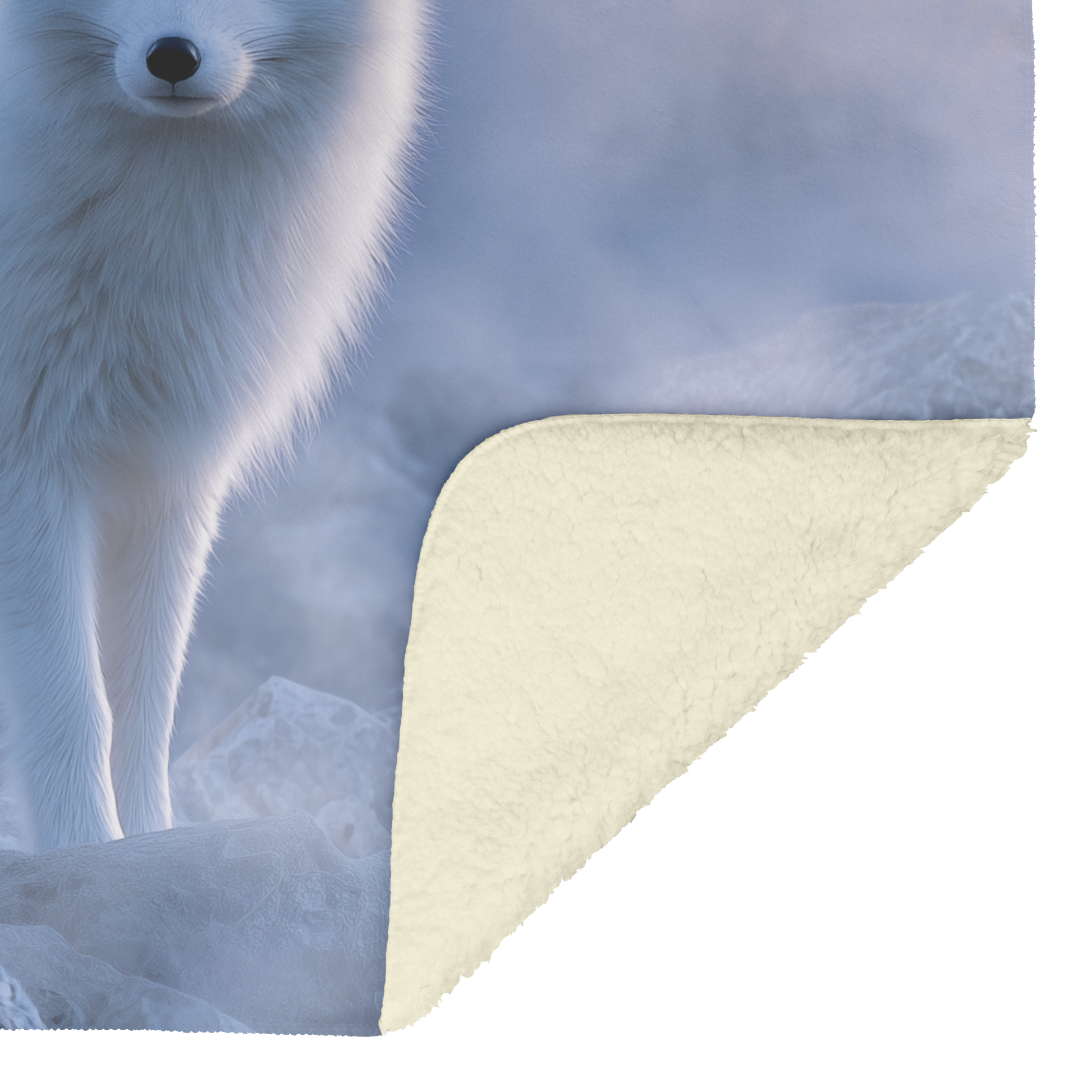 Mystical_White_Fox_Standing_In_Moonlit_F_H_Blanket_Sherpa_Mockup.png