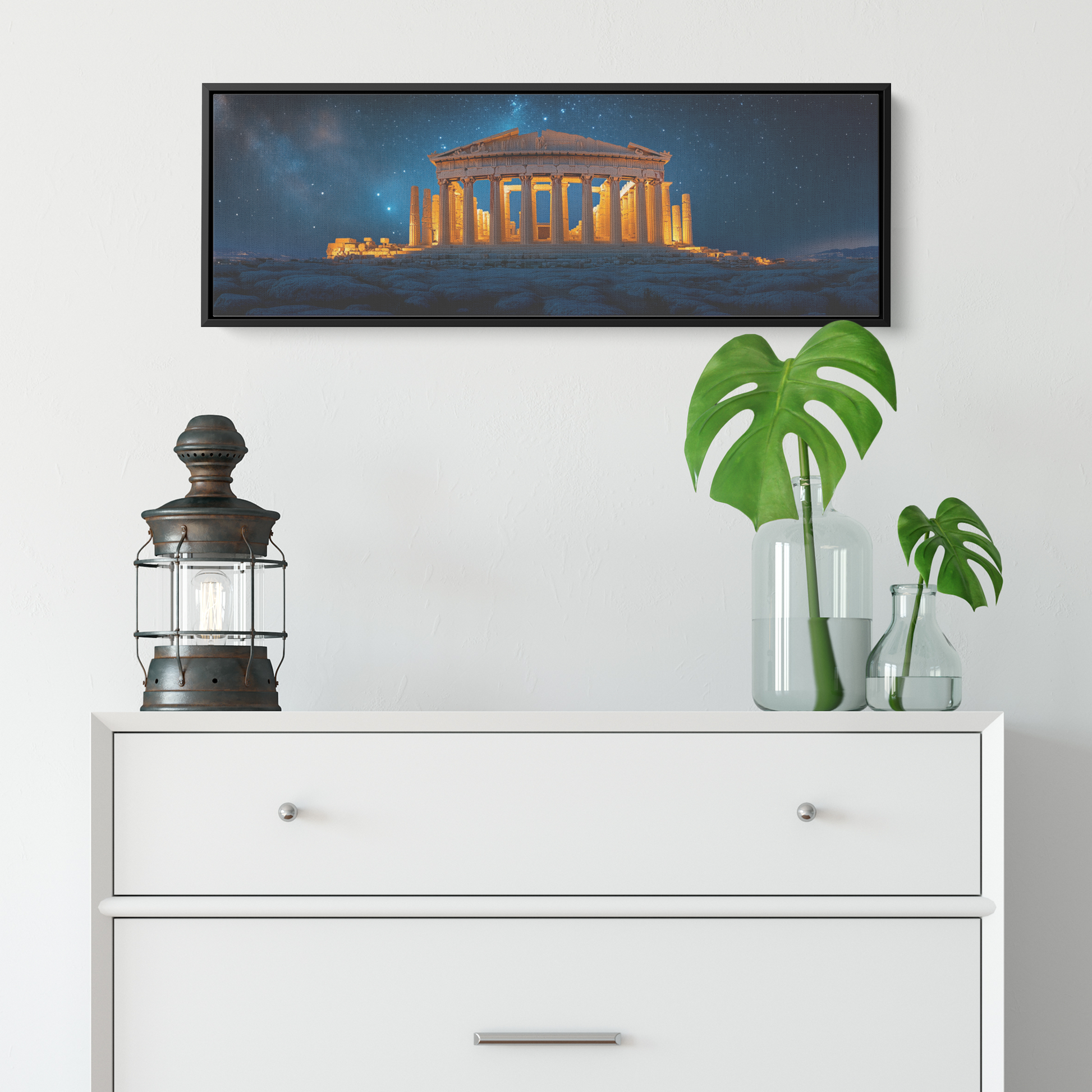 Nighttime_View_of_the_Parthenon_Soft_Lig_Framed_Canvas_H_Panoramic_Small_Lifesty_Mockup.png