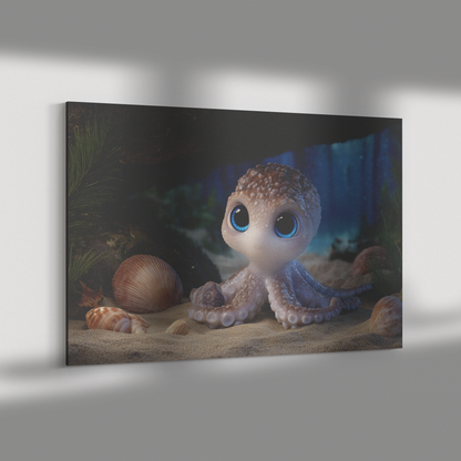 Octopus_with_Blue_Eyes_Holding_Seashells_H_Rectangle_Dramatic_Shadow_Mockup.png_15467005