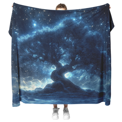 Old_Tjikko_Tree_with_Moonlight_Snowflake_H_Blanket_Model_Mockup.png