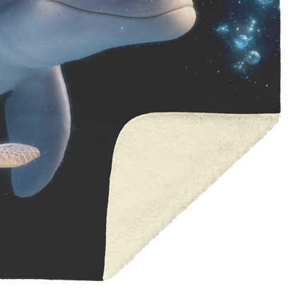 Photorealistic_Baby_Dolphin_And_Sea_Turt_H_Blanket_Sherpa_Mockup.png