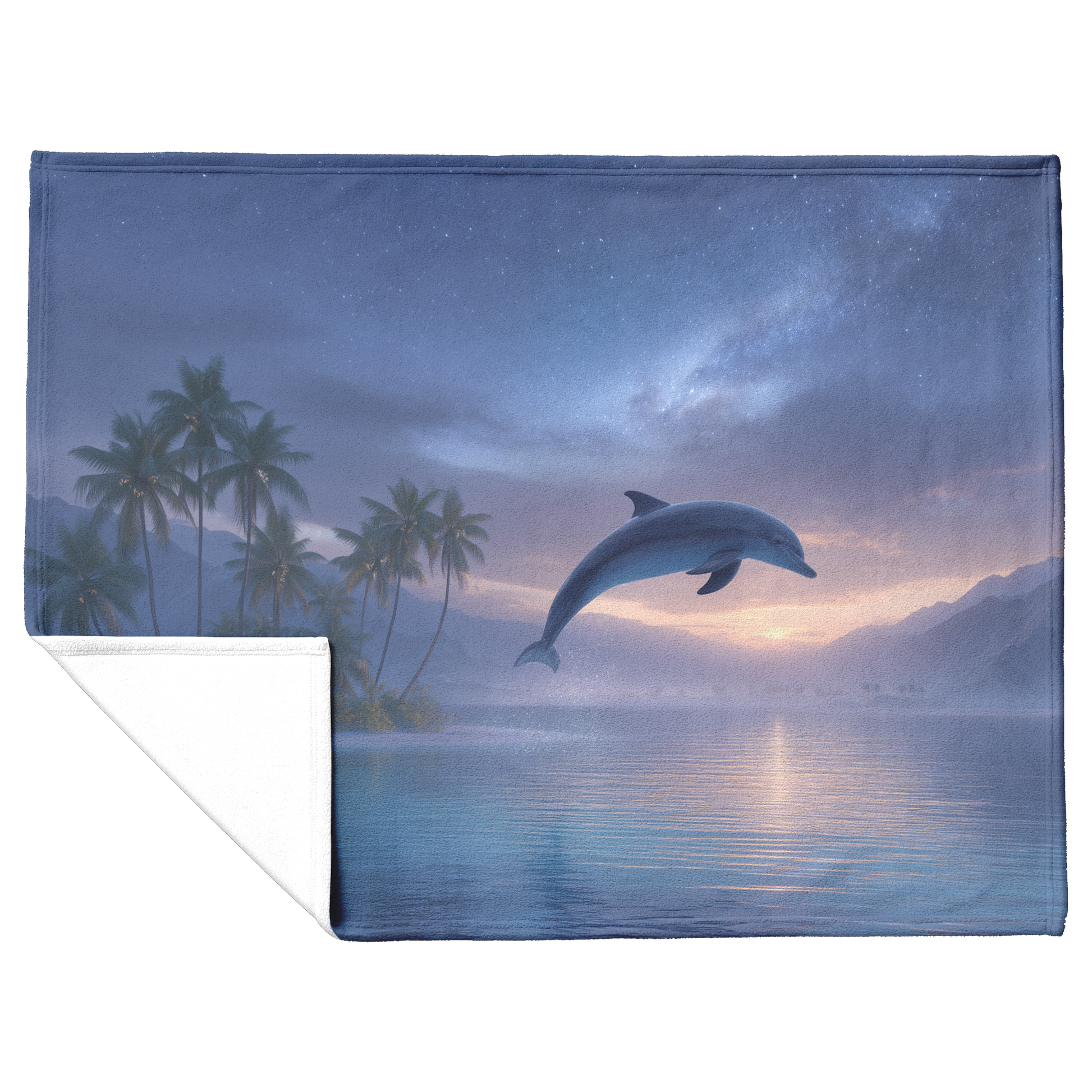 Photorealistic_Baby_Dolphin_Jumping_Out__H_Blanket_Flat_Fold_Mockup.png