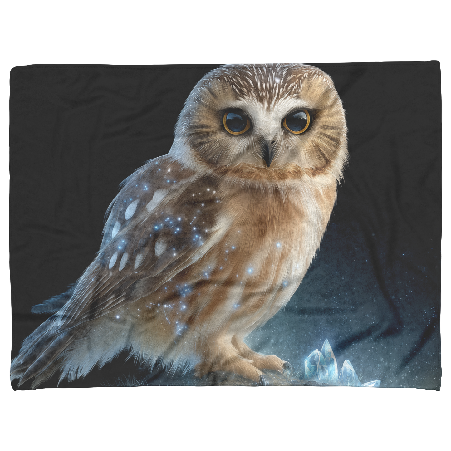 Photorealistic_Owl_With_Constellation_Fe_H_Blanket_AS_Flat_Mockup.png