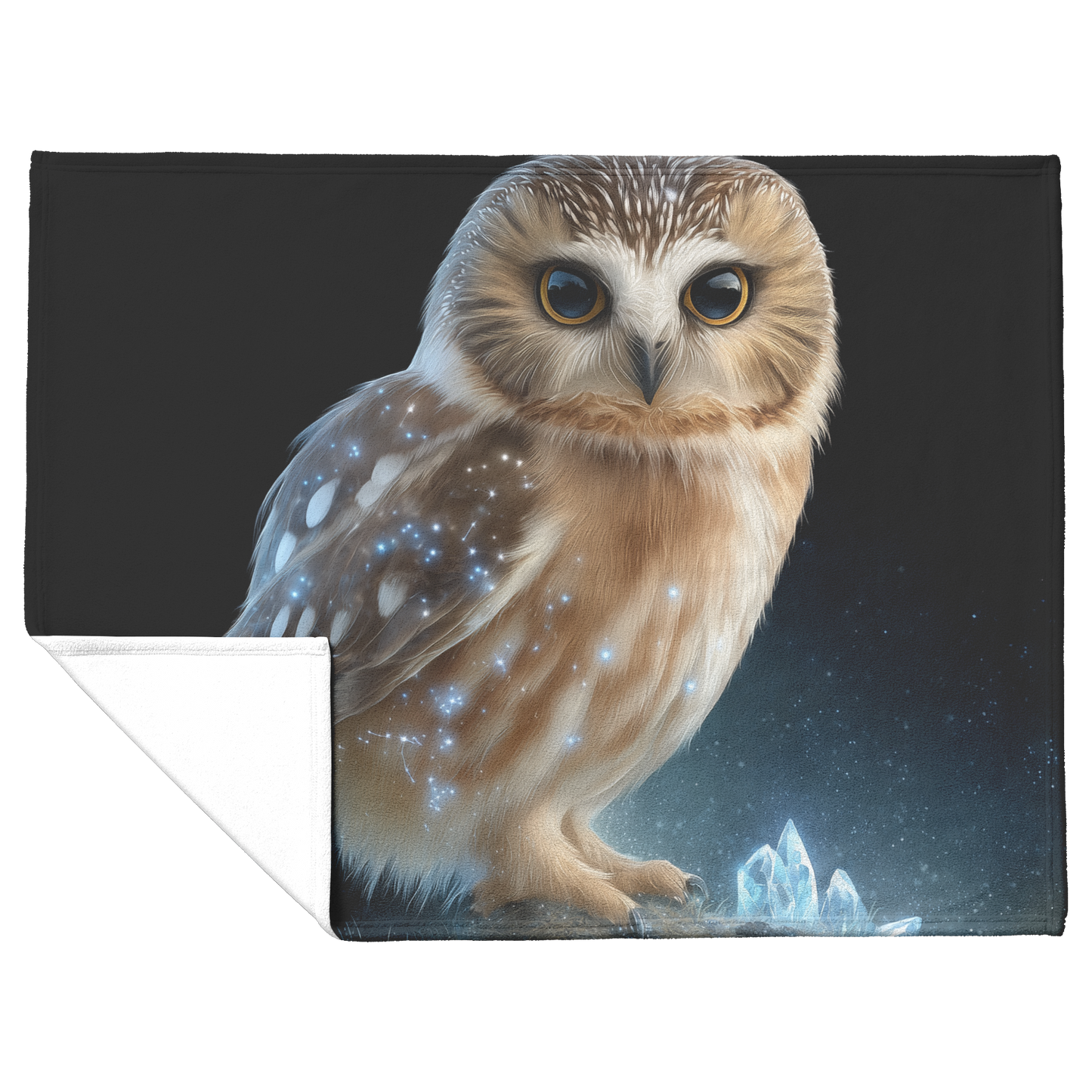 Photorealistic_Owl_With_Constellation_Fe_H_Blanket_Flat_Fold_Mockup.png