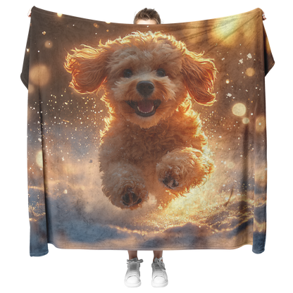 Poodle_Running_in_Snowy_Meadow_with_Snow_H_Blanket_Model_Mockup.png