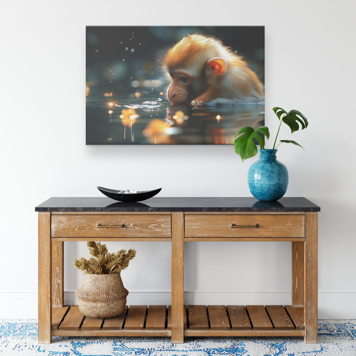 Proboscis_Monkey_Drinking_from_Glowing_R_H_Rectangle_Smaller_Lifestyle_Mockup.png