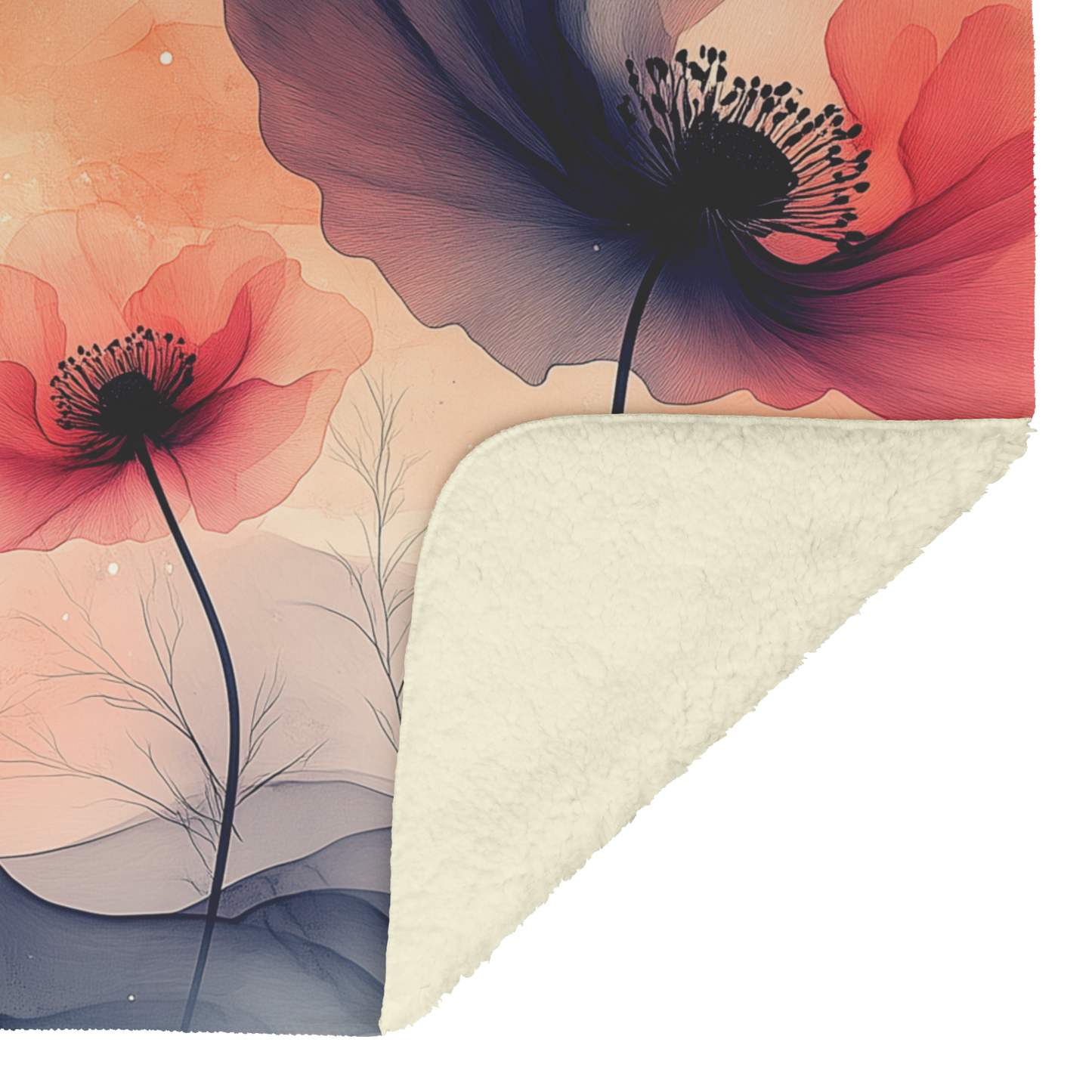Radiant_Botanical_Pattern_With_Monochrom_H_Blanket_Sherpa_Mockup.png