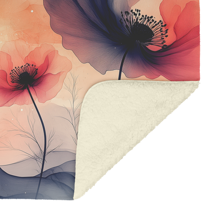 Radiant_Botanical_Pattern_With_Monochrom_H_Blanket_Sherpa_Mockup.png
