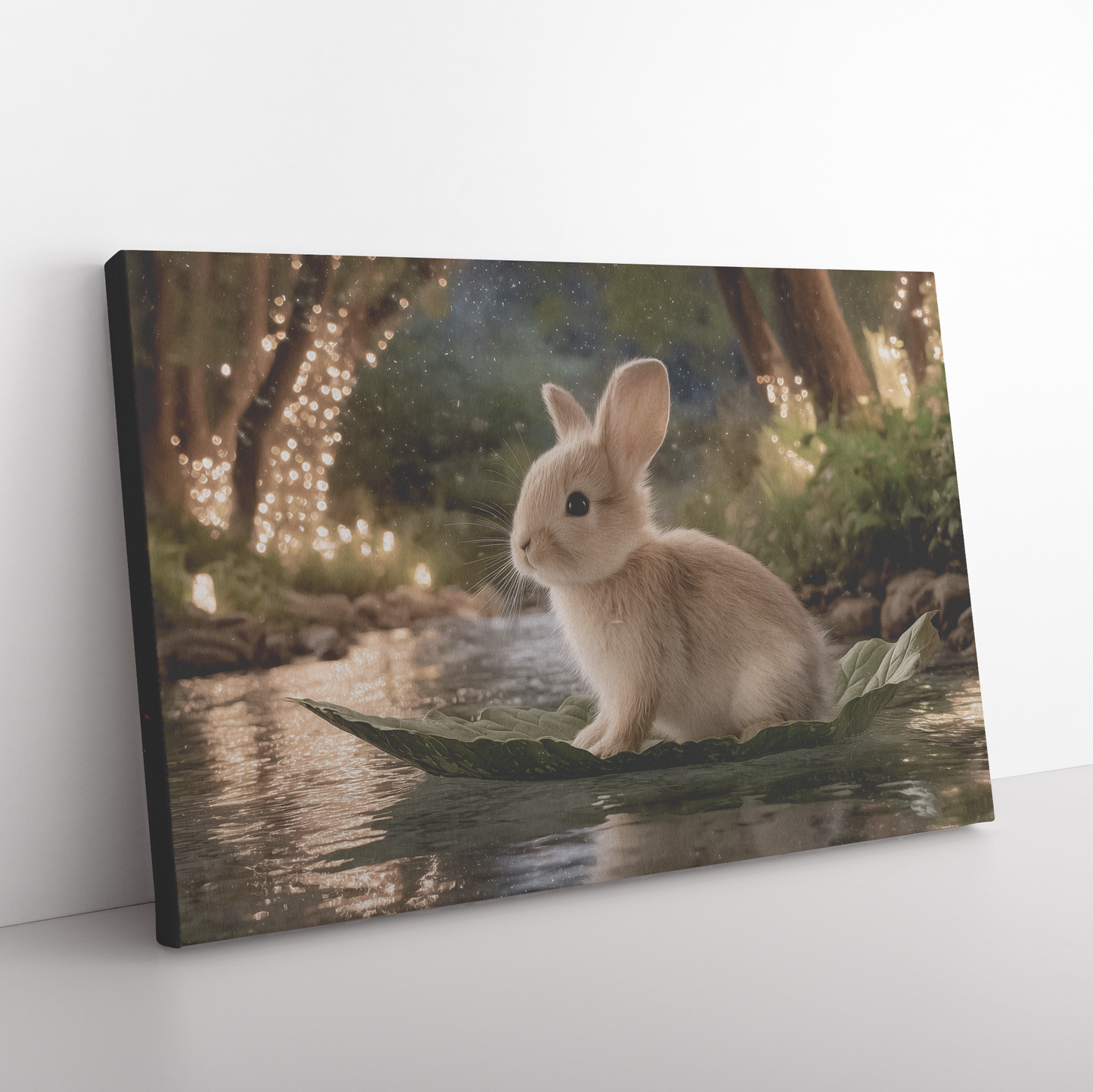 Realistic_Bunny_Riding_Leaf_Boat_on_Spar_H_Rectangle_Angle_Floor_Mockup.png_15347024