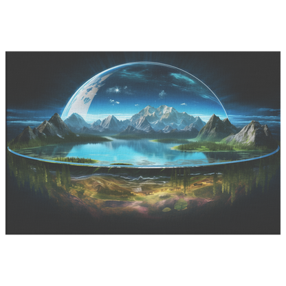 Realistic_Flat_Earth_On_Stone_Foundation_H_Rectangle_Main_Mockup.png