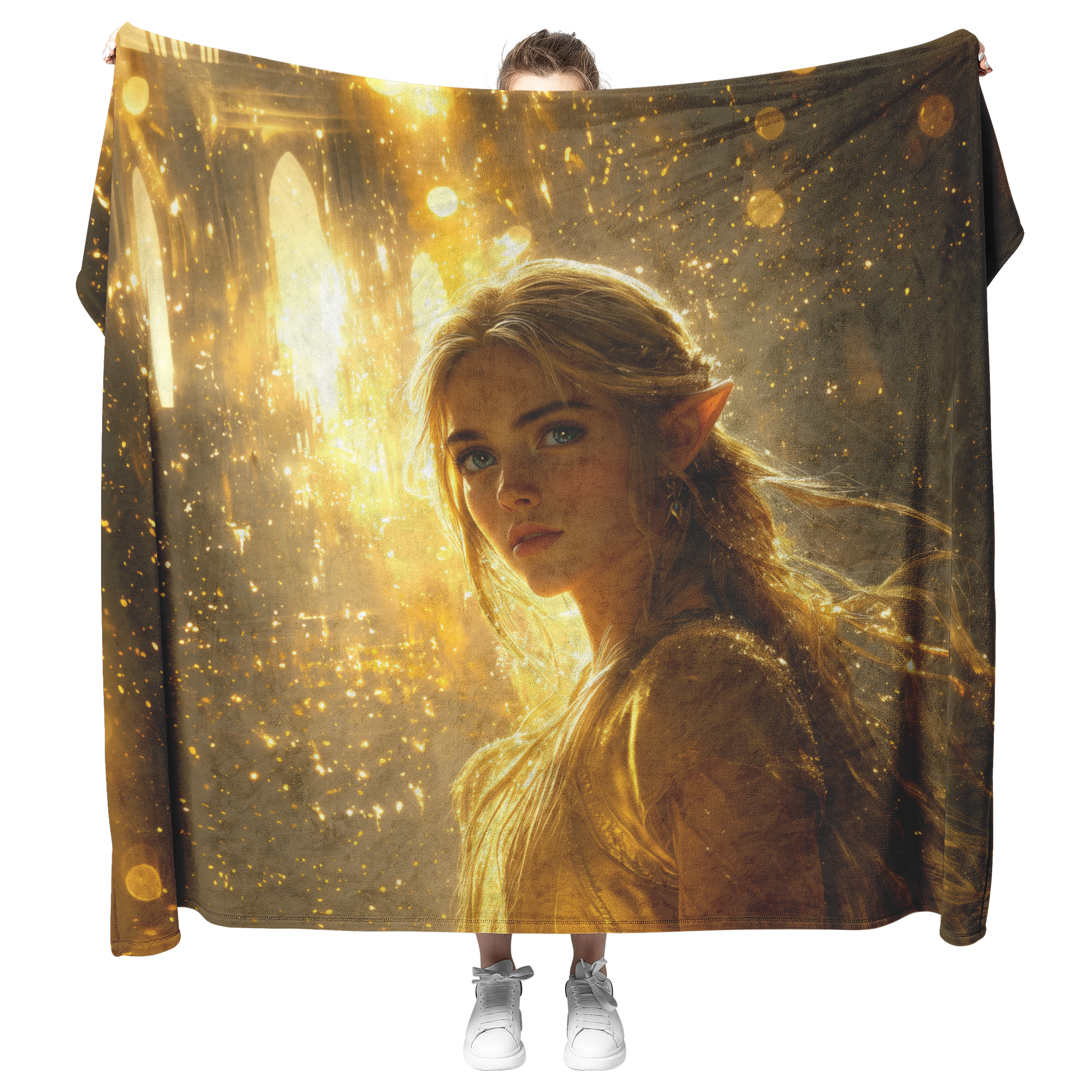 Regal_Princess_in_Royal_Attire_Standing__H_Blanket_Model_Mockup.png