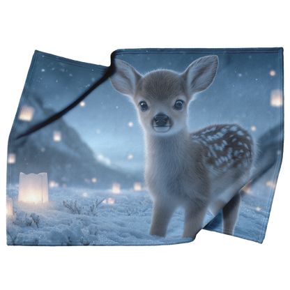 Reindeer_Calf_With_Blue_Eyes_Playing_In__H_Blanket_Top_Bottom_Folds_Mockup.png