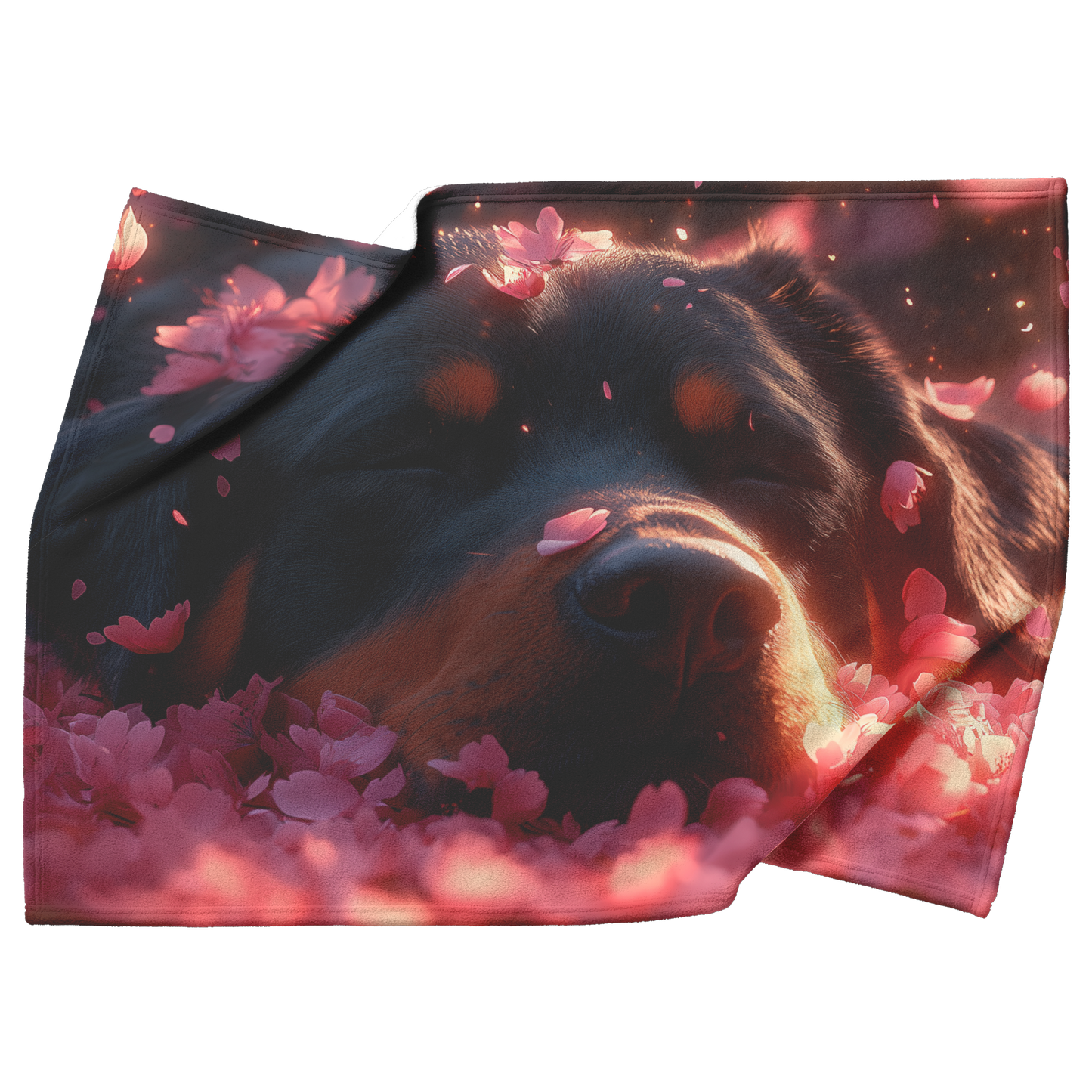 Rottweiler_Under_Cherry_Blossoms_with_Pe_H_Blanket_Top_Bottom_Folds_Mockup.png