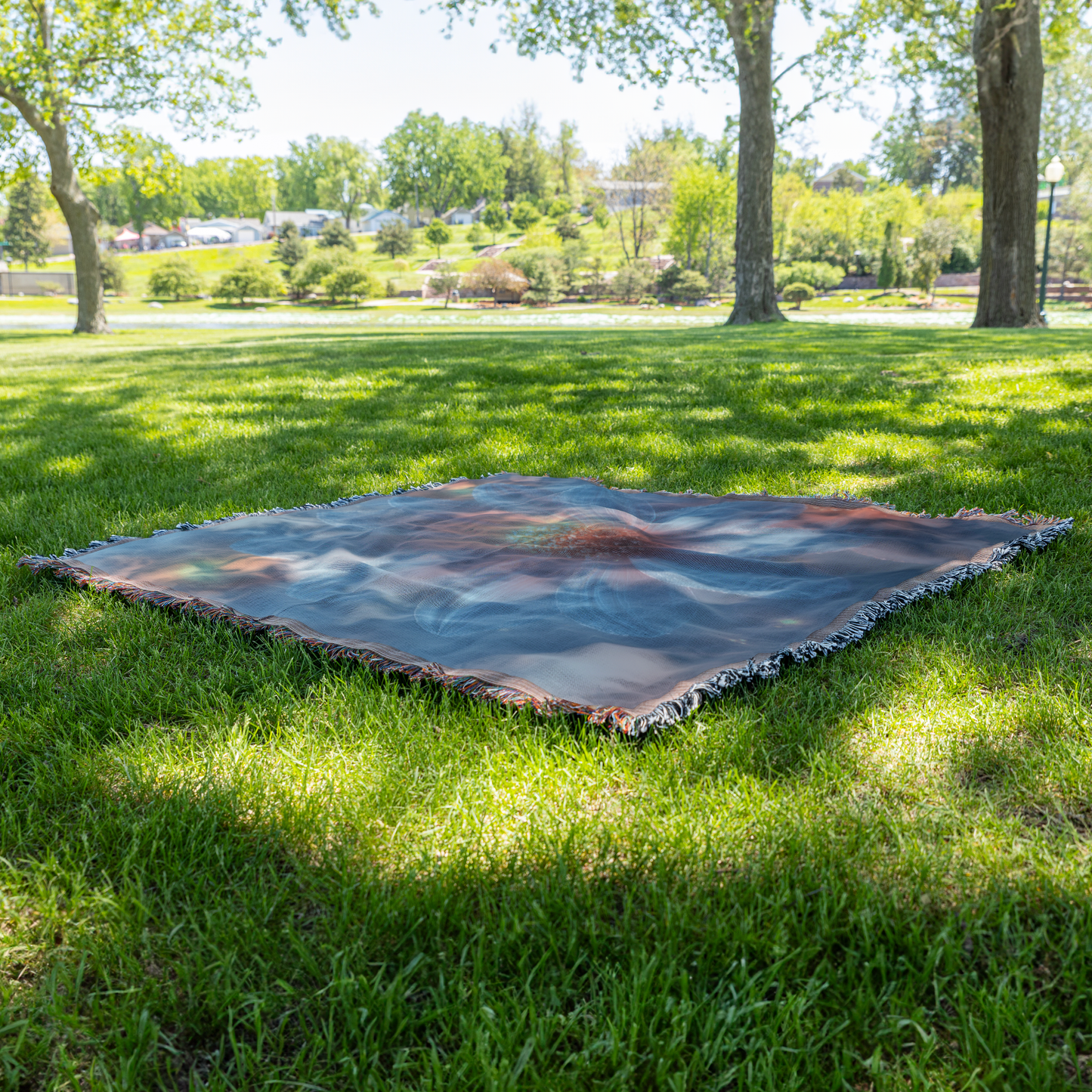 Serene_Daisy_Chain_Woven_Throw_Blanket_P_Grass_H_Mockup.png
