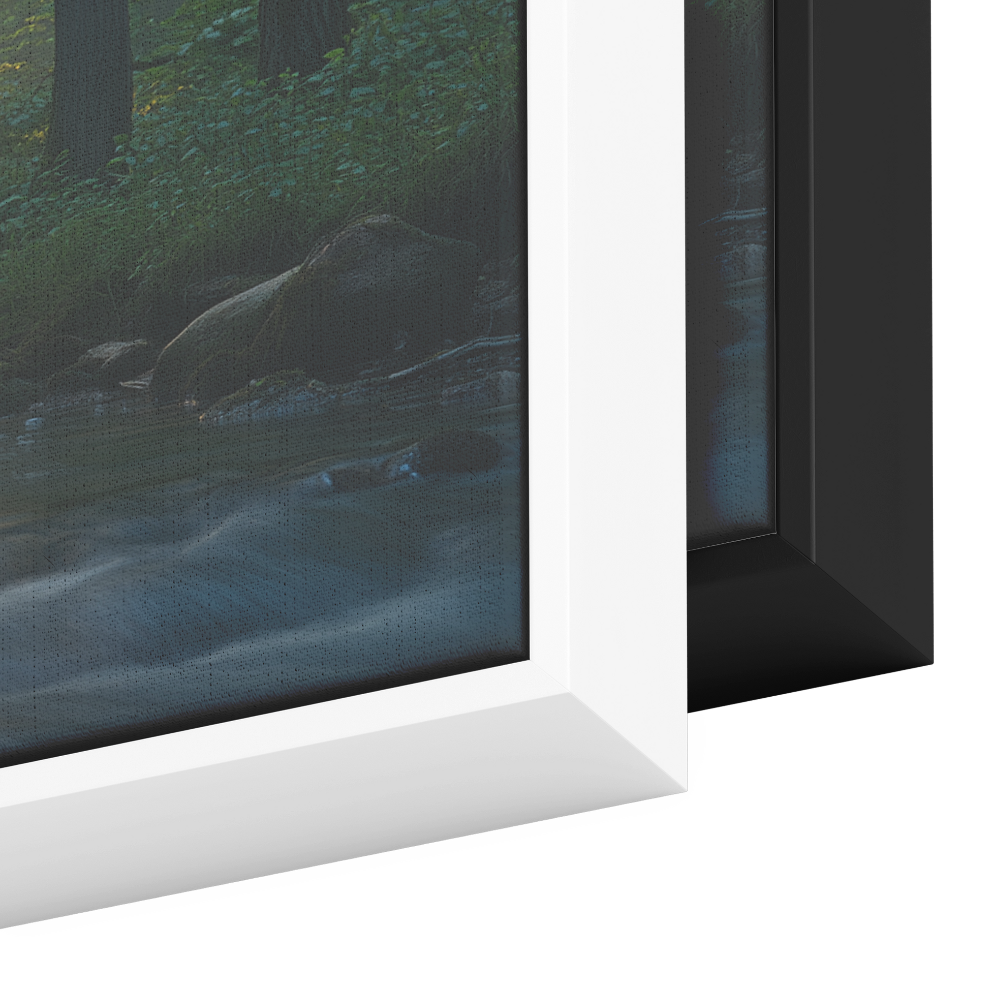 Serene_Forest_Stream_Flowing_Through_Den_Framed_Canvas_H_Panoramic_Color_Options_Mockup.png