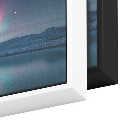 Serene_Northern_Lights_Reflection_Calm_L_Framed_Canvas_H_Panoramic_Color_Options_Mockup.png
