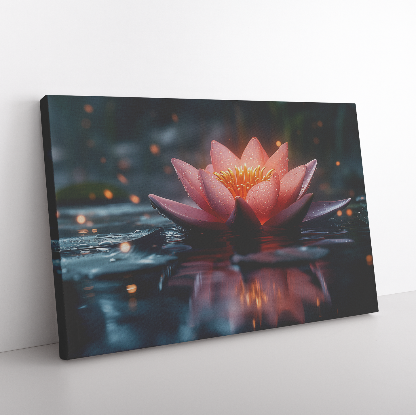 Single_Glowing_Pink_Lily_Resting_on_a_Cr_H_Rectangle_Angle_Floor_Mockup.png