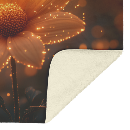 Single_Glowing_Yellow_Daisy_in_Twilight__H_Blanket_Sherpa_Mockup.png