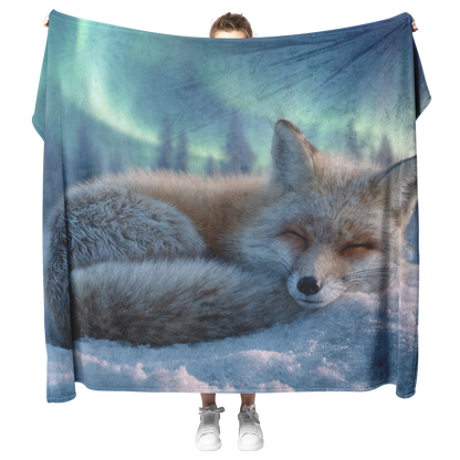 Sleeping_Fox_Curled_In_Snow_With_Gentle__H_Blanket_Model_Mockup.png