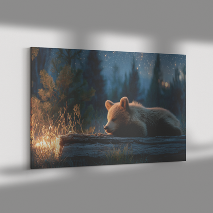 Sleepy_Bear_Cub_Napping_on_Glowing_Log_U_H_Rectangle_Dramatic_Shadow_Mockup.png_15524488