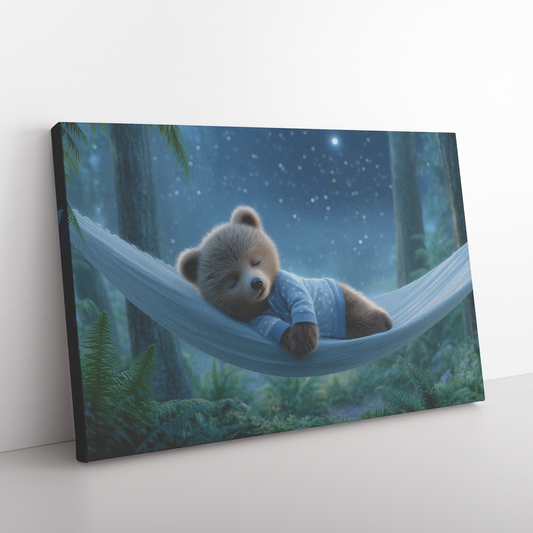 Sleepy_Bear_Cub_in_Pajamas_Sleeping_in_G_H_Rectangle_Angle_Floor_Mockup.png_15471117