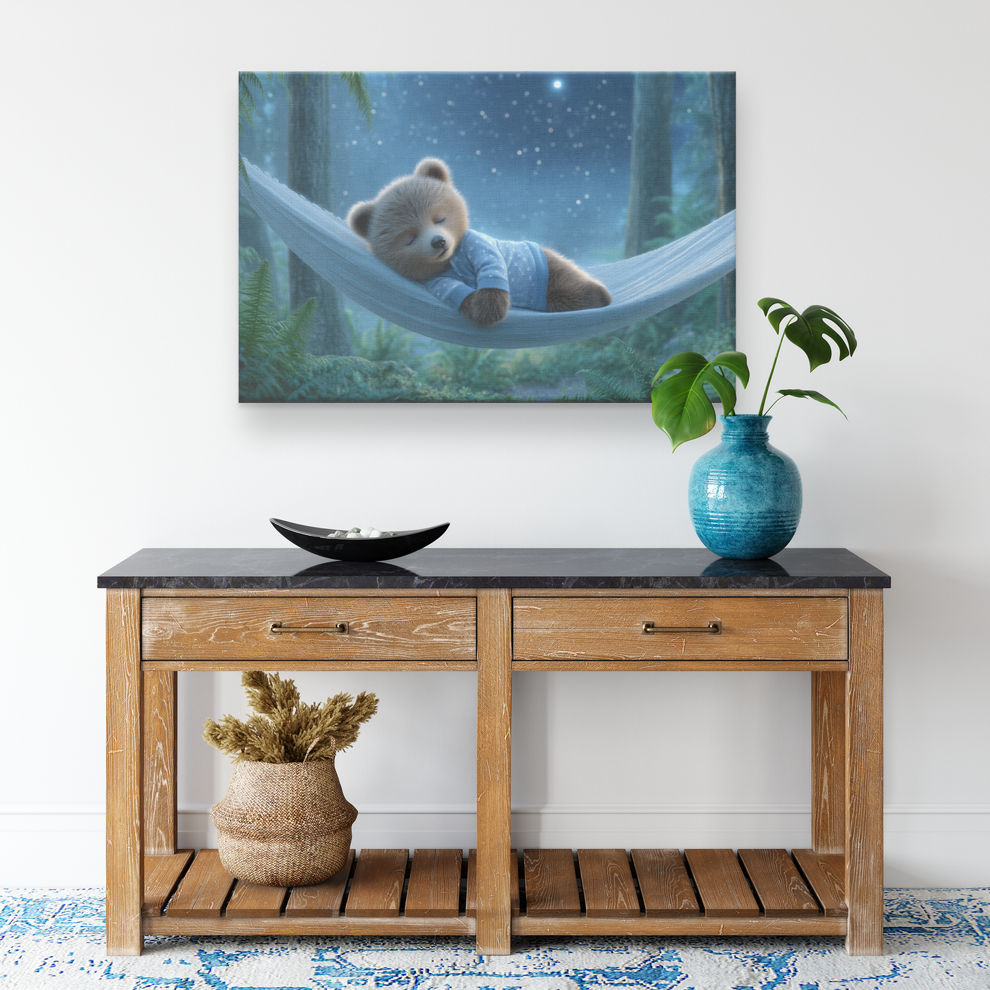 Sleepy_Bear_Cub_in_Pajamas_Sleeping_in_G_H_Rectangle_Smaller_Lifestyle_Mockup.png_15471120