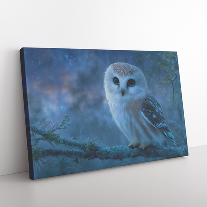 Sleepy_Owl_with_Blue_Eyes_Perched_on_Sta_H_Rectangle_Angle_Floor_Mockup.png_15471576