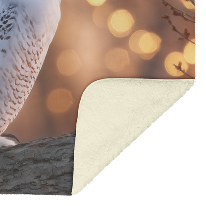 Snowy_Owl_Perched_On_Tree_Branch_With_Gl_H_Blanket_Sherpa_Mockup.png
