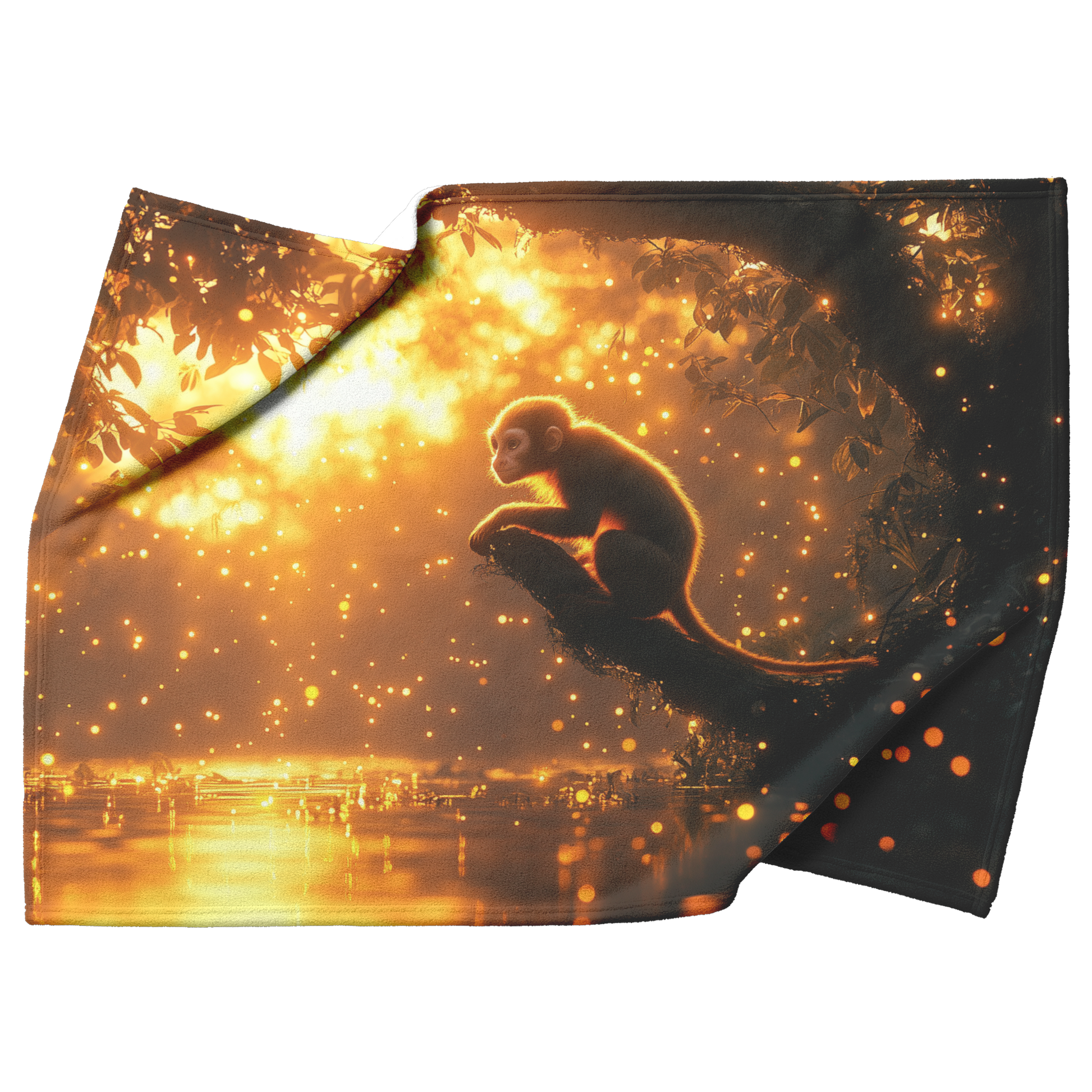 Spider_Monkey_Leaping_Through_a_Glowing__H_Blanket_Top_Bottom_Folds_Mockup.png