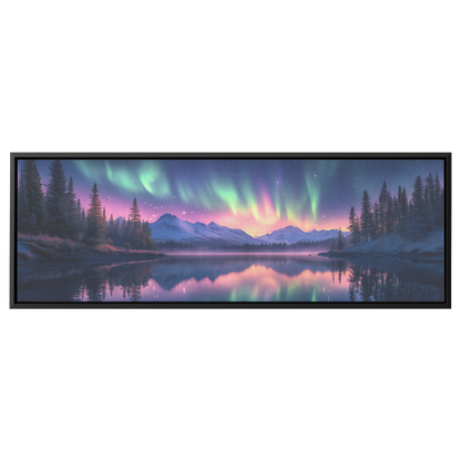 Stunning_Aurora_Display_Still_Forest_Lak_Framed_Canvas_H_Panoramic_Main_Mockup.png