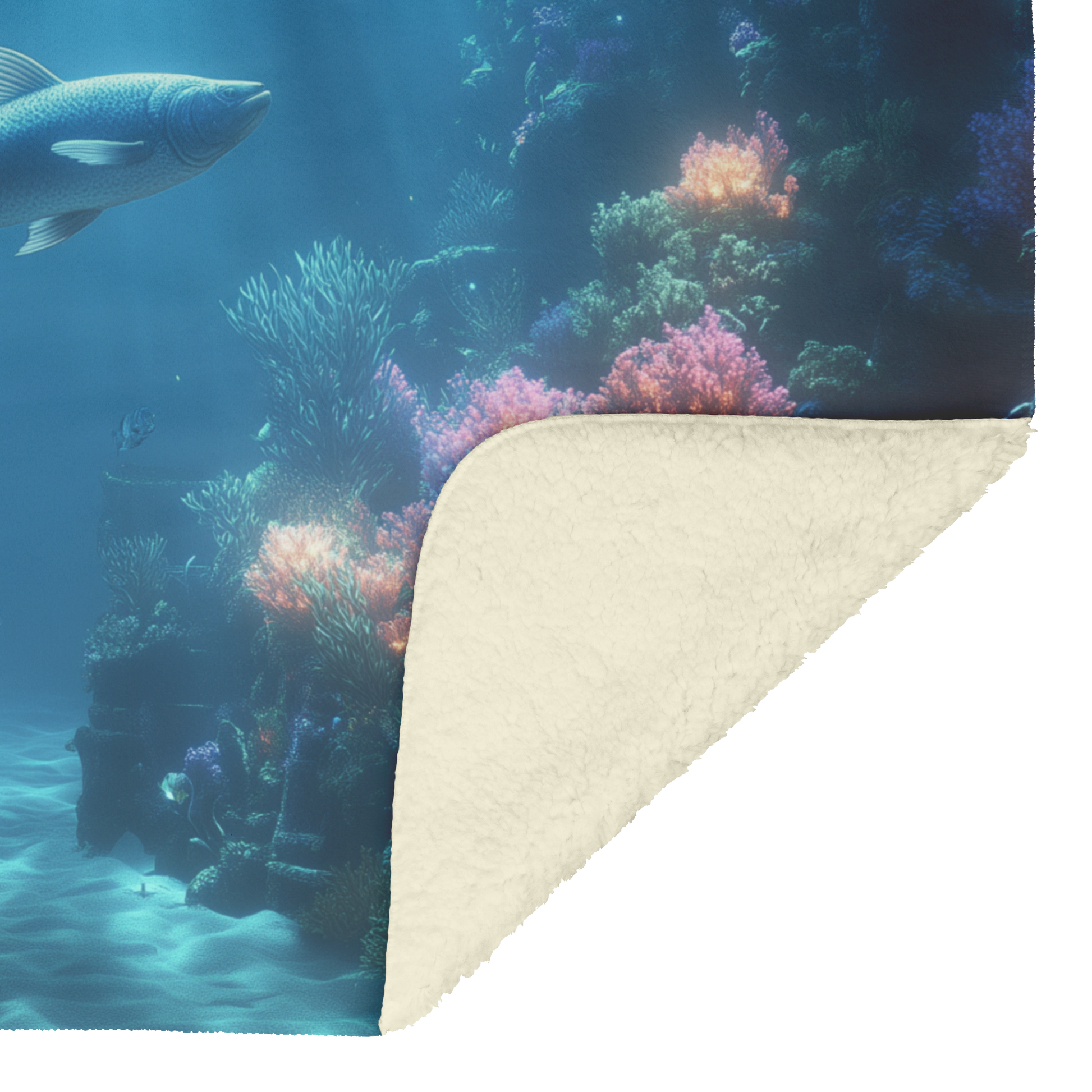Tarpon_Exploring_Glowing_Ancient_Shipwre_H_Blanket_Sherpa_Mockup.png