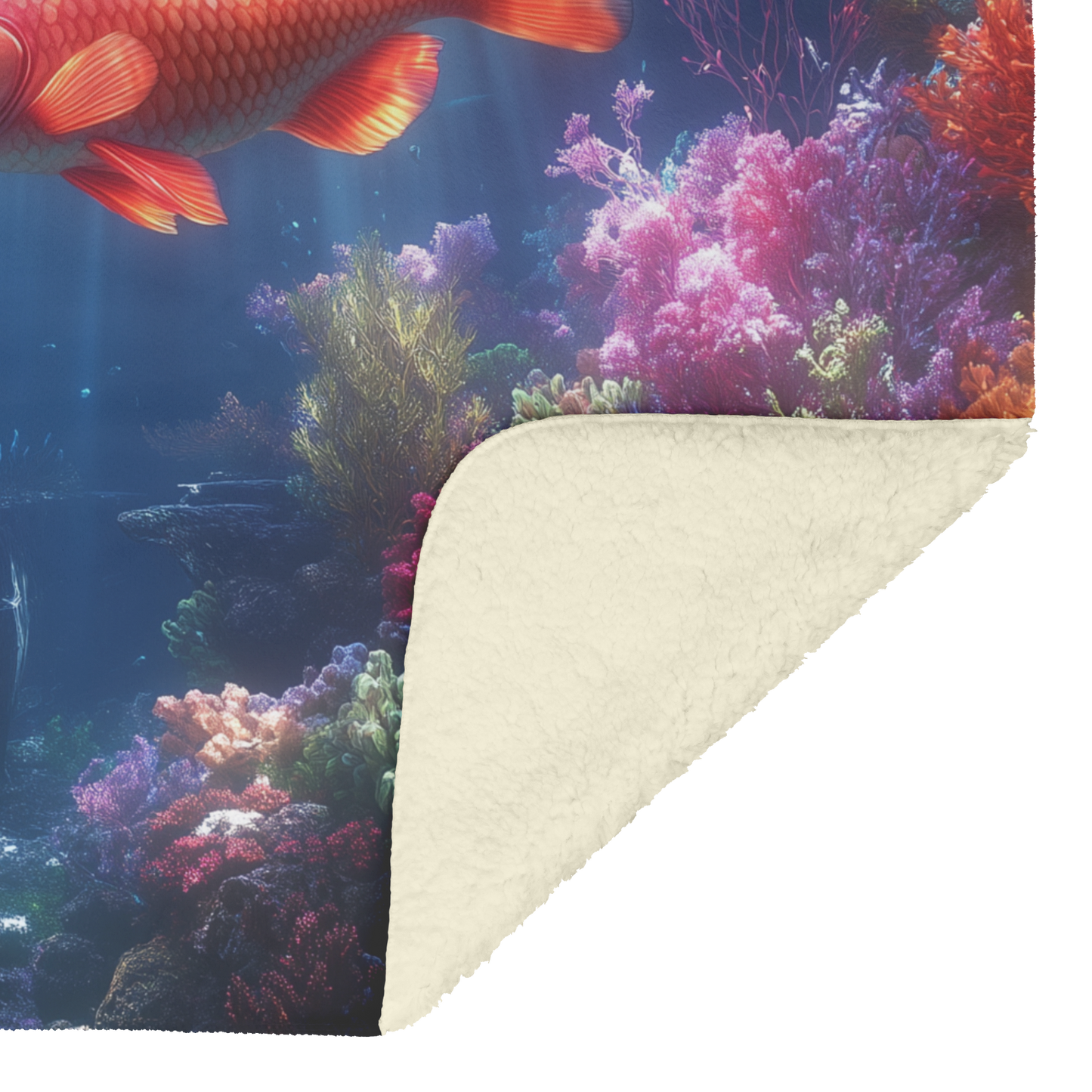 Tarpon_Exploring_Glowing_Ancient_Shipwre_H_Blanket_Sherpa_Mockup.png