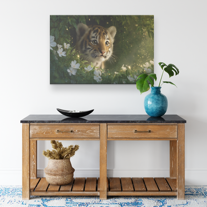 Tiger_Cub_Peeking_Out_from_Glowing_Flowe_H_Rectangle_Smaller_Lifestyle_Mockup.png_15333215