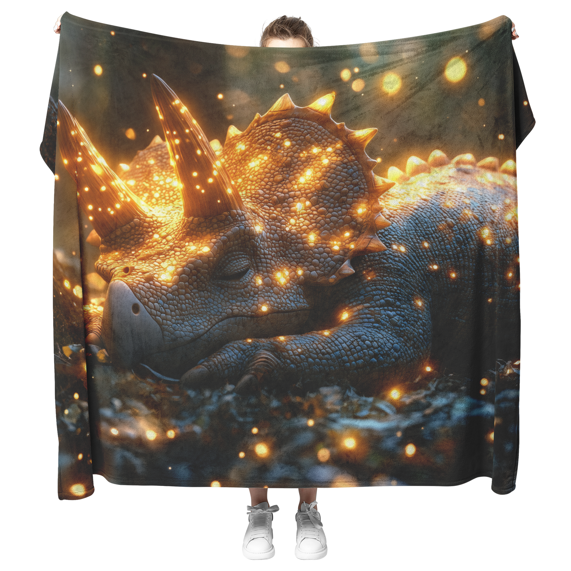 Tiny_Triceratops_Napping_Under_Tree_Surr_H_Blanket_Model_Mockup.png