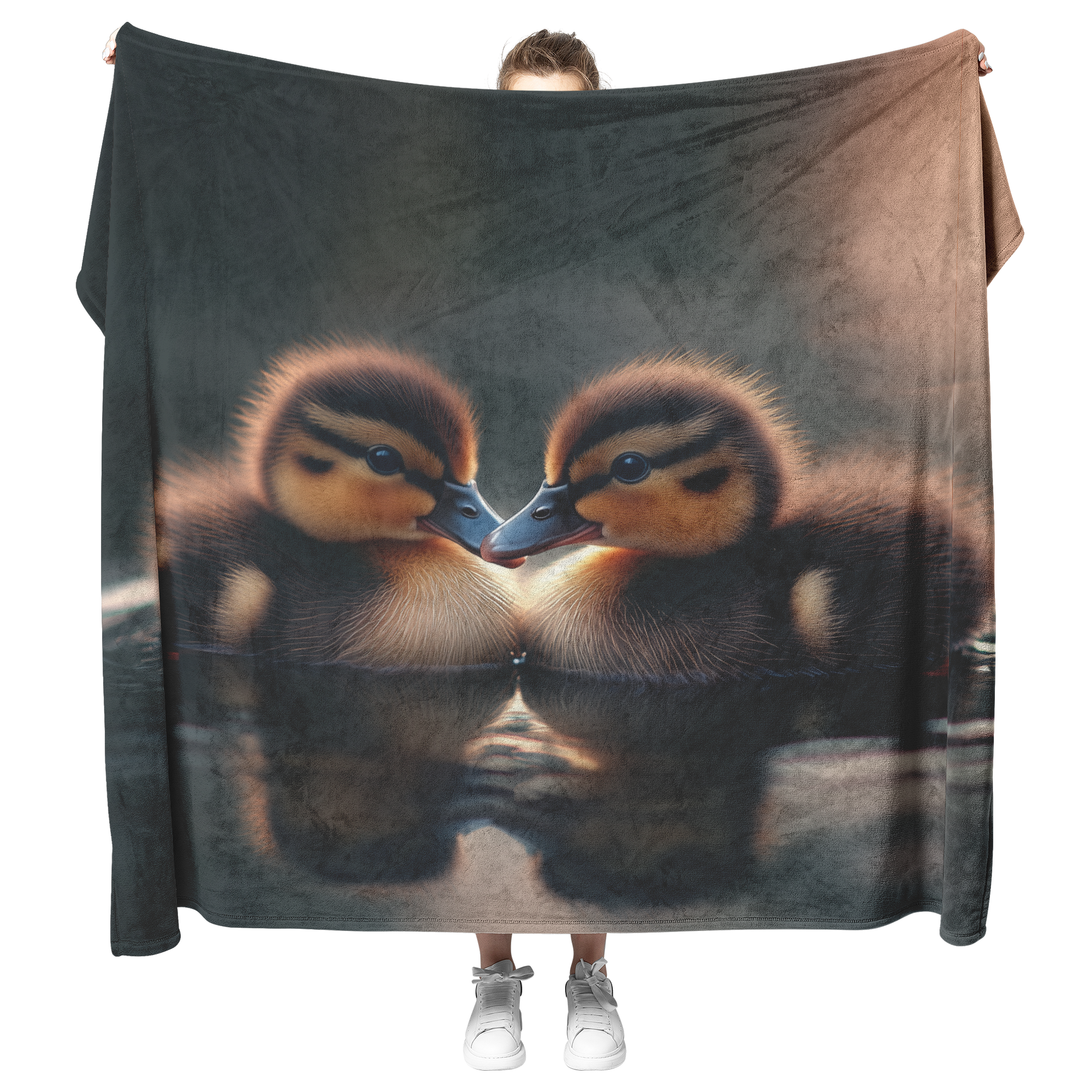 Two_Baby_Ducks_Floating_in_Heart_Shaped__H_Blanket_Model_Mockup.png_15350459