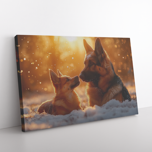 Two_German_Shepherds_Playing_in_Glowing__H_Rectangle_Angle_Floor_Mockup.png