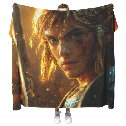 Vibrant_Design_of_Link_With_Master_Sword_H_Blanket_Model_Mockup.png