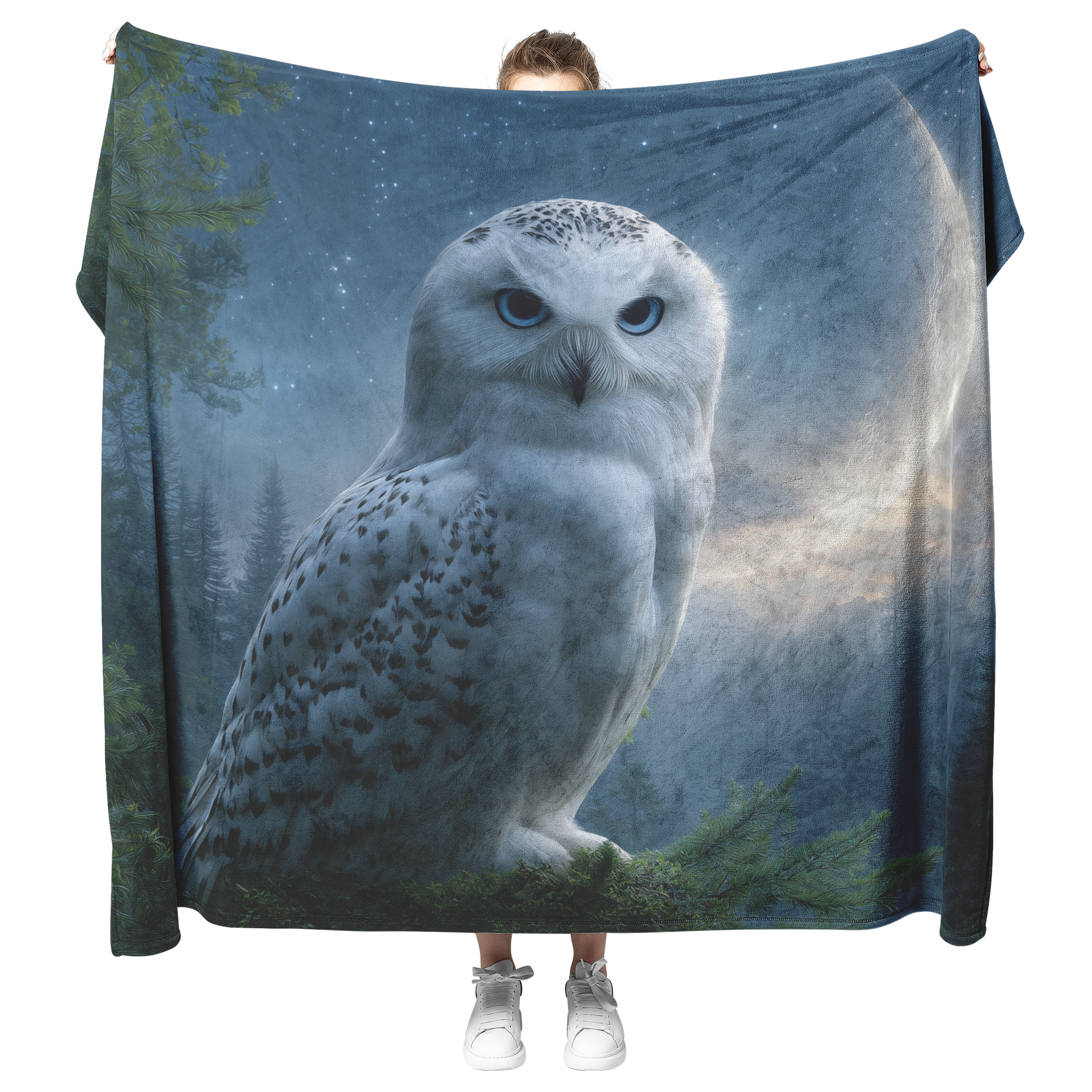 Wise_Owl_With_Blue_Eyes_Sitting_On_Glowi_H_Blanket_Model_Mockup.png_15280118
