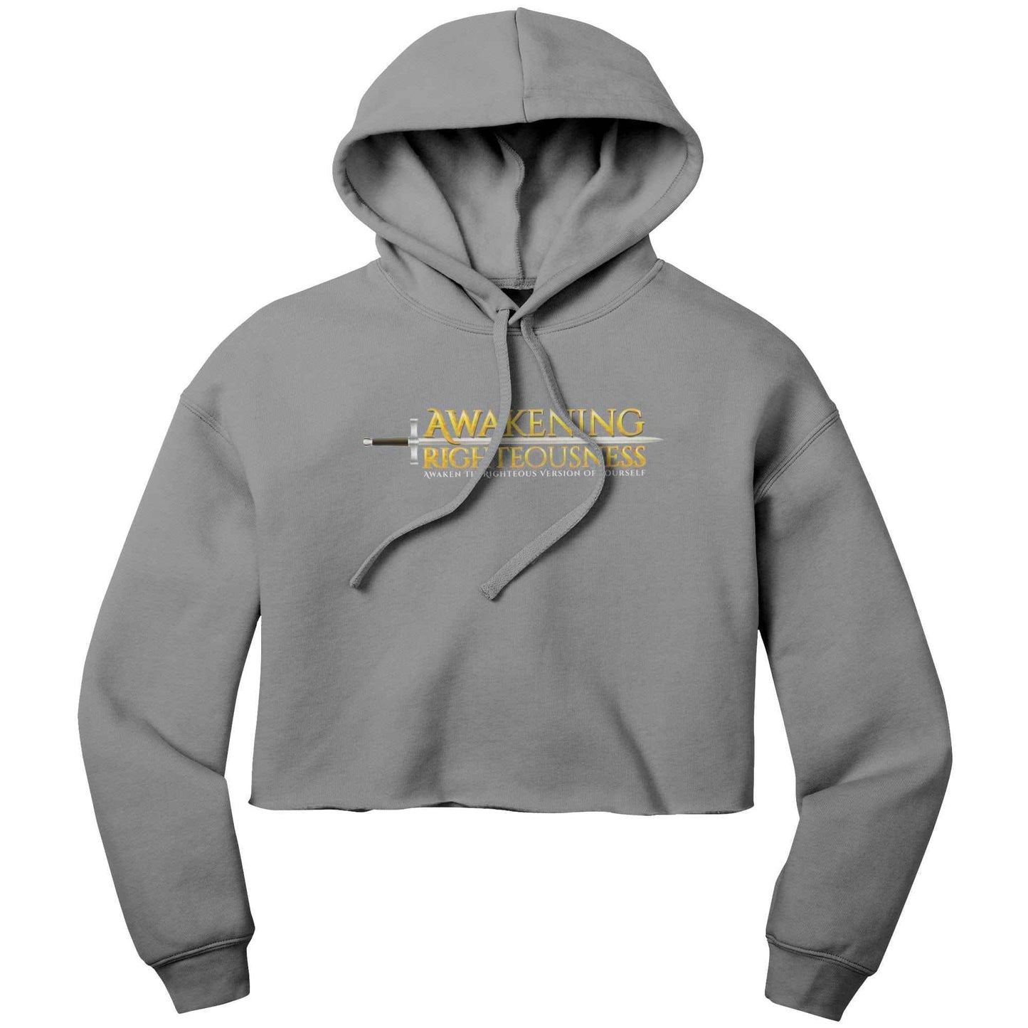 Bella Crop Fleece Hoodie For Women