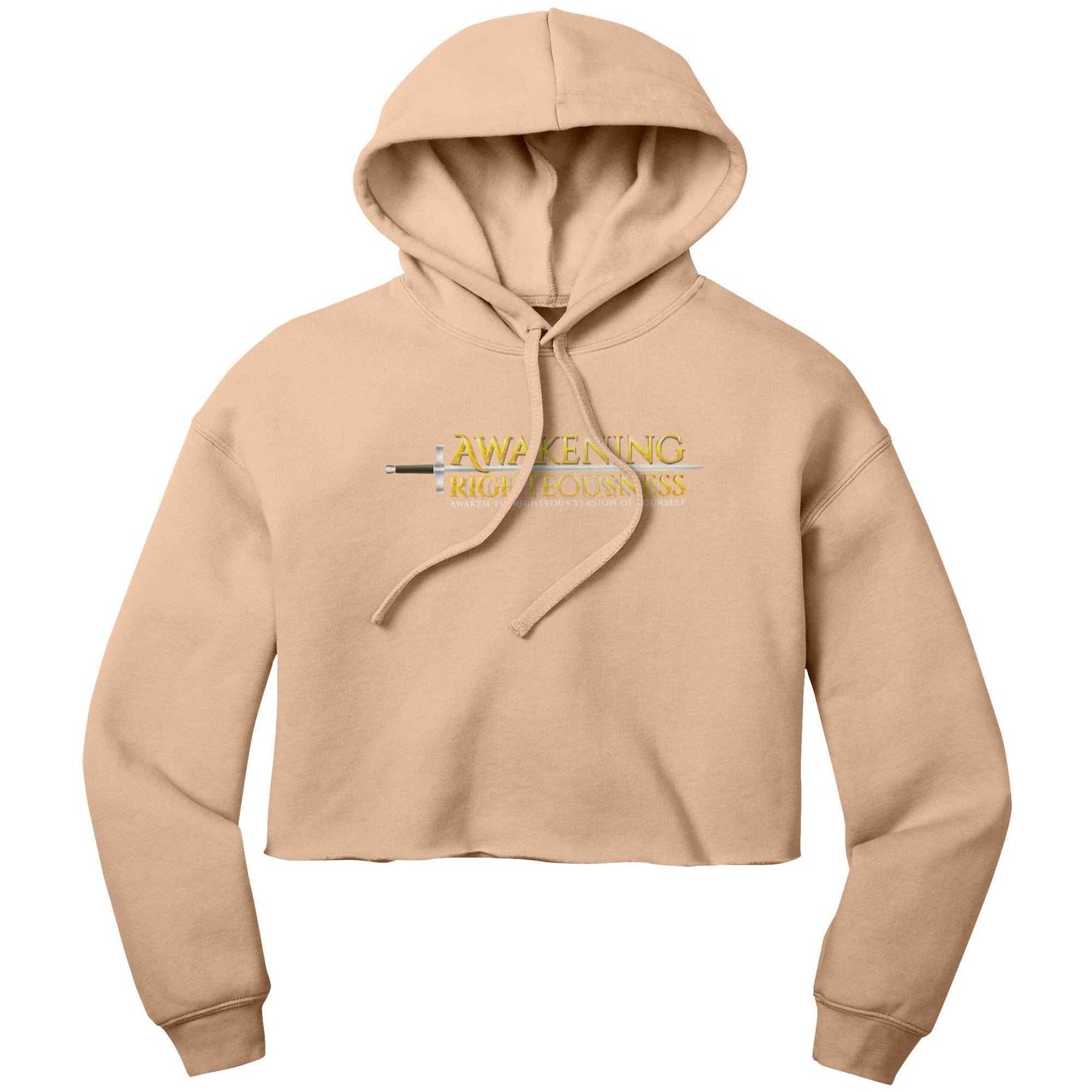 Bella Crop Fleece Hoodie For Women
