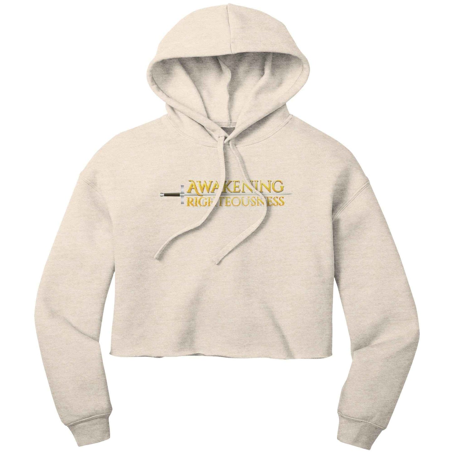 Bella Crop Fleece Hoodie For Women