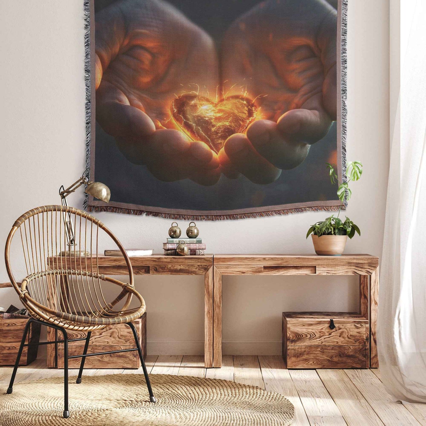 Boundless Love of God Christian Throw Blanket  Cozy Woven Kids Comfort Blanket with Divine Love  Holy Faith-Inspired Prayer Healing Blanket For Children