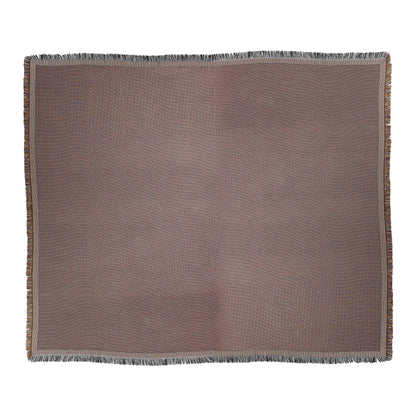 Innocent Baby Deer in Golden Flower Field  Serene Wildlife Woven Throw Blanket for Nature Lovers Living Rooms and Offices - Awakening Righteousness