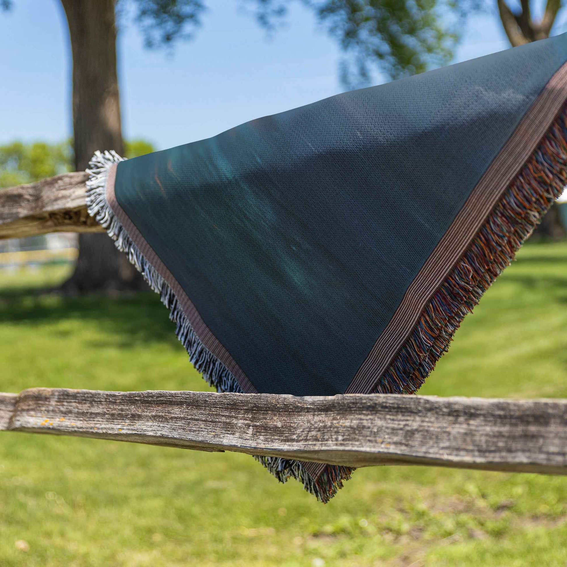 Rainbow Over the Sea Christian Throw Blanket  Cozy Woven Kids Comfort Blanket with Hope and Peace  Faith-Inspired Magic and Joy Blanket For Children