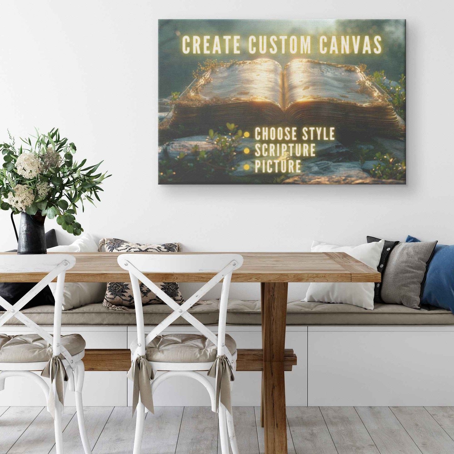 Create Custom Made  Christian Canvas